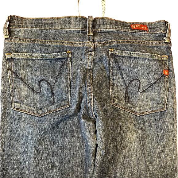 CITIZEN OF HUMANITY Kelly #001 Low Rise Stretch Bootcut Denim Jeans Women's 30 - Picture 9 of 11